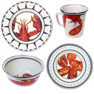 Porcelain Enamelware Dinnerware - Nautical Luxuries