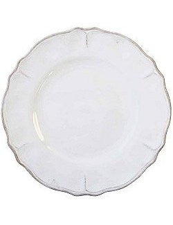 Rustic Beach Cottage Antique White Melamine Dinnerware - Nautical Luxuries