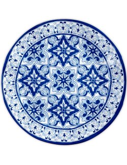 Old World: Reina Azul Luxury Melamine Dinnerware - Nautical Luxuries