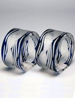 Bohemian Crystal Hand-Engraved Napkin Rings - Nautical Luxuries