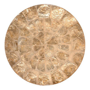 Kim Seybert Round Capiz Shell Placemat Sets - Nautical Luxuries