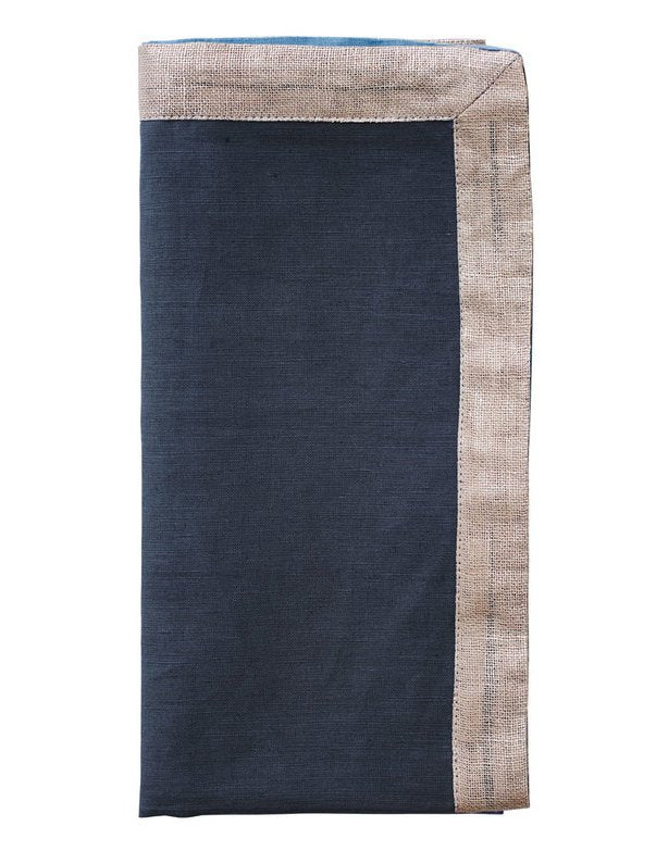 Silver Moon Ombre Linen Napkin Set - Nautical Luxuries