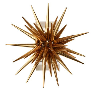 Golden Sea Urchin Napkin Ring Set - Nautical Luxuries