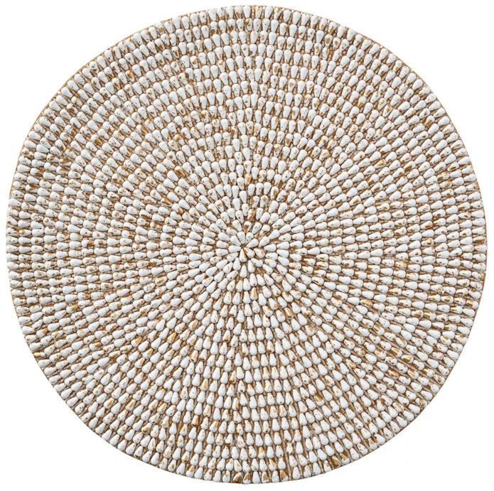 Shoreline Mini-Shells Beaded Placemat Set - Nautical Luxuries