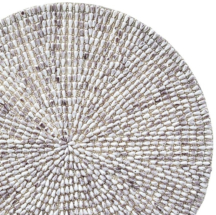 Shoreline Mini-Shells Beaded Placemat Sets - Nautical Luxuries