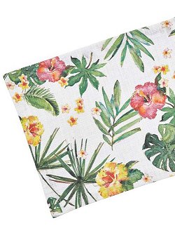 Tropical Blooms Table Linens - Nautical Luxuries