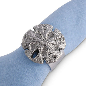 Twisted Seagrass Coastal Sand Dollar Placemats & Napkin Rings - Nautical Luxuries