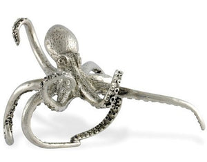 Denizen of the Deep Pewter Napkin Rings - Nautical Luxuries