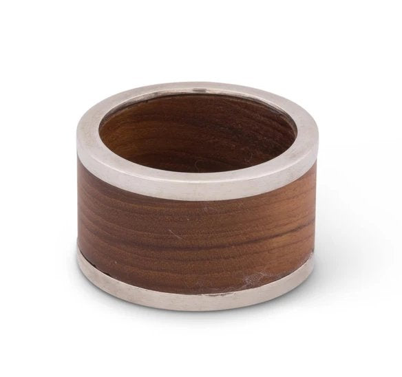 Modish Teak Napkin Rings - Nautical Luxuries