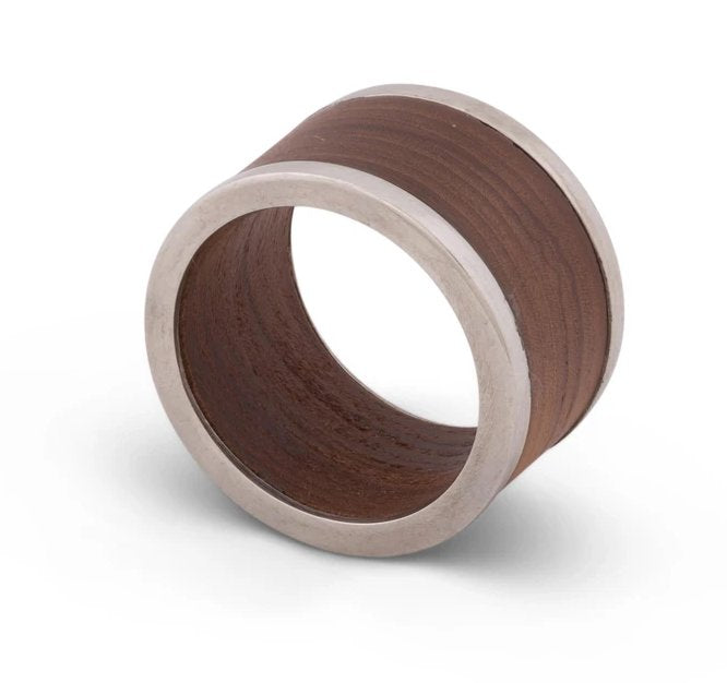 Modish Teak Napkin Rings - Nautical Luxuries