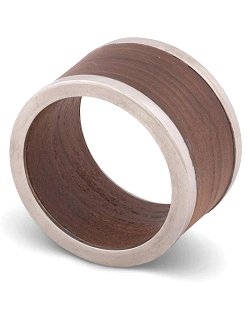 Modish Teak Napkin Rings - Nautical Luxuries