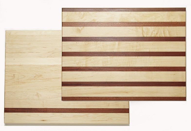 Solid Mahogany & Maple Chopping Blocks - Nautical Luxuries