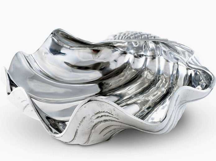 Giant Sea Clam Serving Bowl Centerpiece - Nautical Luxuries