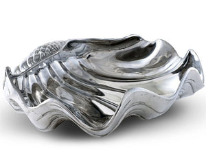 Giant Sea Clam Serving Bowl Centerpiece - Nautical Luxuries