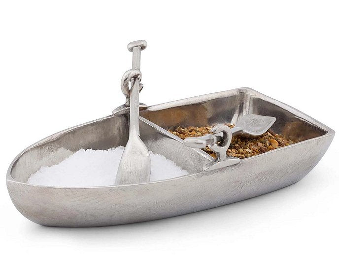 Miniature Rowboat Condiment/Spice Server - Nautical Luxuries