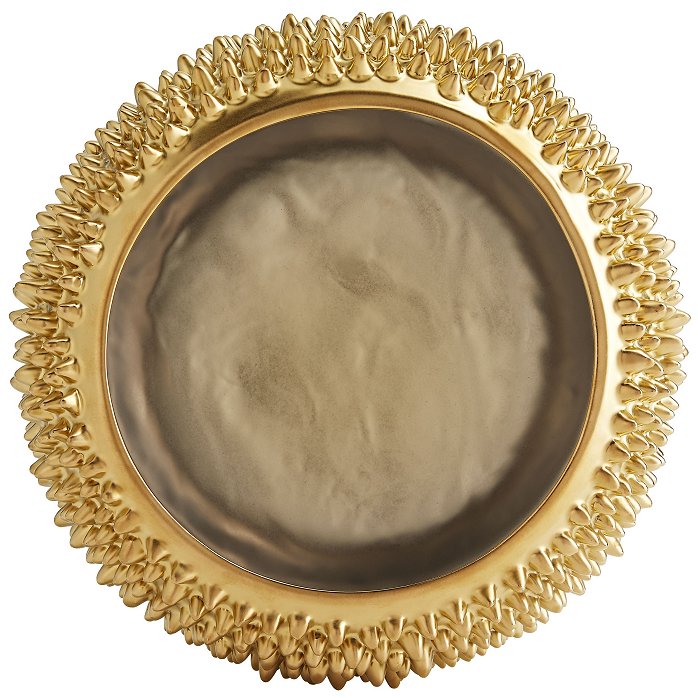 Gilded Sea Urchin Centerpiece/Accent Bowl - Nautical Luxuries