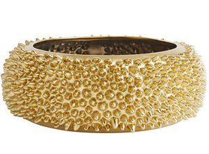 Gilded Sea Urchin Centerpiece/Accent Bowl - Nautical Luxuries