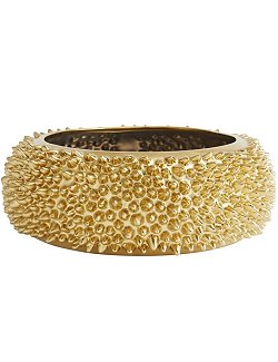 Gilded Sea Urchin Centerpiece/Accent Bowl - Nautical Luxuries