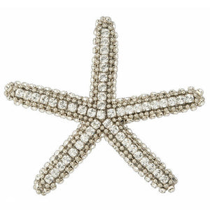 Swarovski Crystals Starfish Decorative Accents - Nautical Luxuries