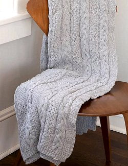 Lobsterman's Sweater Eco-Conscious Knit Throw - Nautical Luxuries