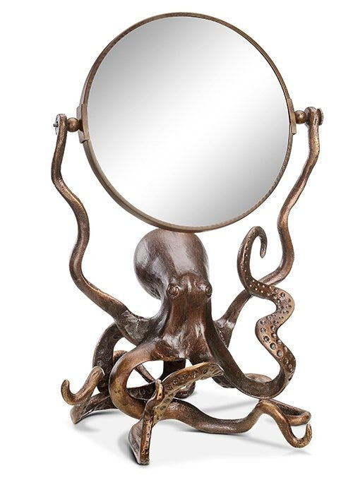 Denizen Of The Deep Vanity Mirror - Nautical Luxuries