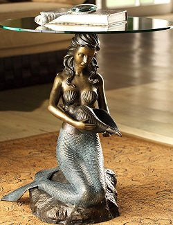 Siren's Call Brass Accent Table - Nautical Luxuries