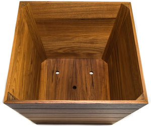 Yachting Teak Collection Solid Wood Planters - Nautical Luxuries