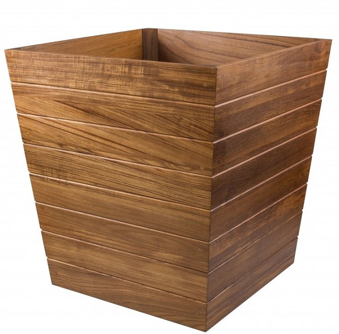 Yachting Teak Collection Solid Wood Planters - Nautical Luxuries