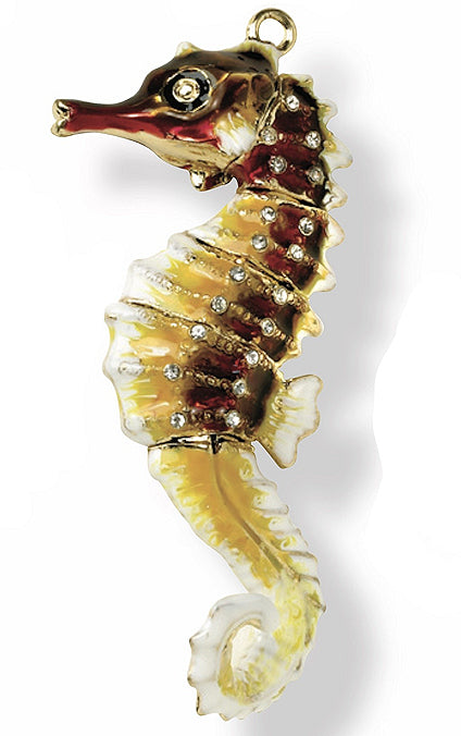 Deep Sea Articulated Seahorse Ornament Set - Nautical Luxuries