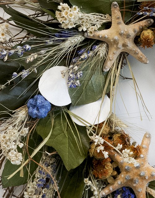 Big Sur Beach Coastal Wreath - Nautical Luxuries