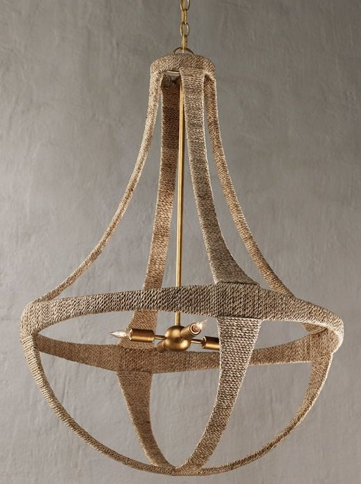 Abaca Panache Beach House Chandelier - Nautical Luxuries