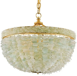 Sea Glass Elegance Coastal Chandelier - Nautical Luxuries