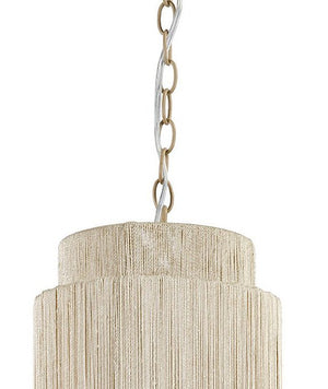 Abaca Fiber Waterfall Pendants - Nautical Luxuries