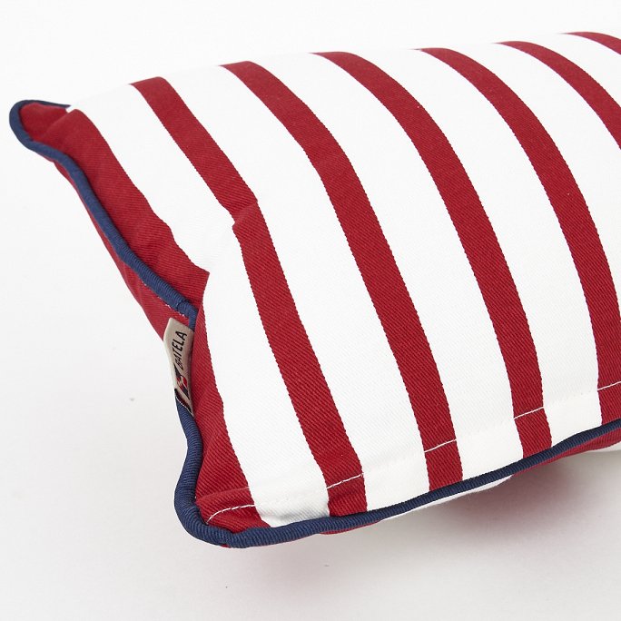 Euro Coastal Nautical Stripes Lumbar Pillow Set - Nautical Luxuries