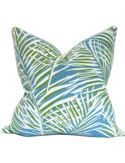 Biscayne Breeze Palms Outdoor Pillow - Nautical Luxuries