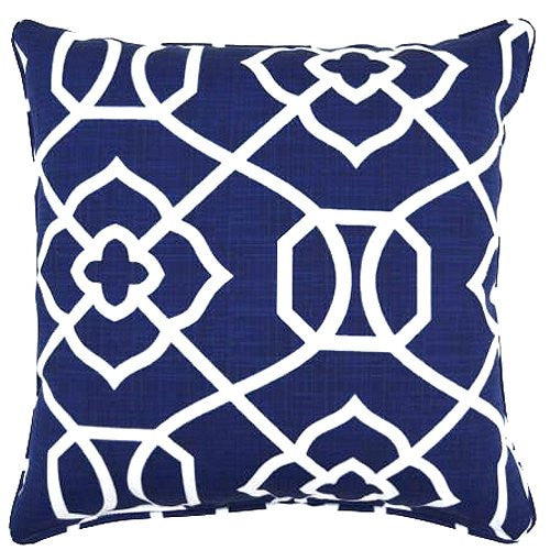 Modern Mosaic Indoor/Outdoor Poly Accent Pillows - Nautical Luxuries