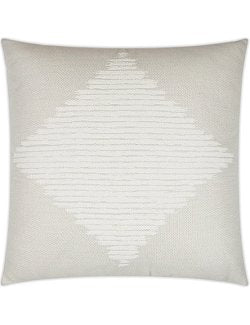 Contempo Neutrals Outdoor Pillows/Diamond In The Rough Ivory - Nautical Luxuries