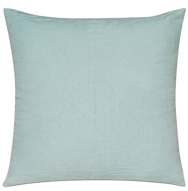 Silvery Ripples Spa Accent Pillow - Nautical Luxuries