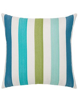 Mediterranean Stripe Sunbrella® Outdoor Pillows - Nautical Luxuries