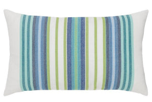 Summer Season Stripe Sunbrella® Outdoor Pillows - Nautical Luxuries