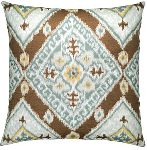 Woven Ikat Sunbrella® Outdoor Pillows - Nautical Luxuries