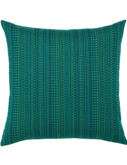 Textured Touch Emerald Sunbrella® Outdoor Pillow - Nautical Luxuries