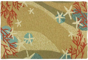 Sandy Seas Hand-Hooked Indoor/Outdoor Rugs - Nautical Luxuries