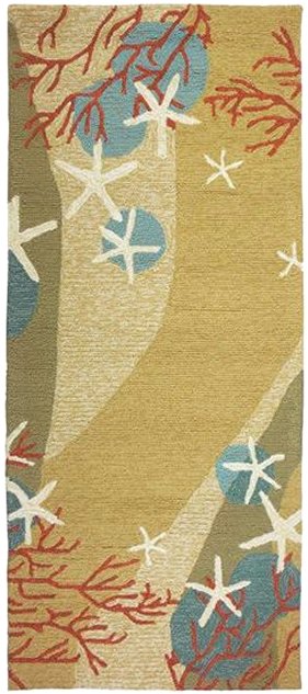 Sandy Seas Hand-Hooked Indoor/Outdoor Rugs - Nautical Luxuries