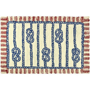 Knotted Lines Hand-Hooked Indoor/Outdoor Nautical Rugs - Nautical Luxuries