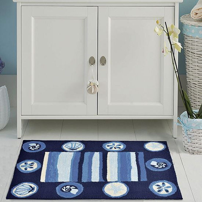 Ocean Tides Hand-Hooked Indoor/Outdoor Rugs - Nautical Luxuries