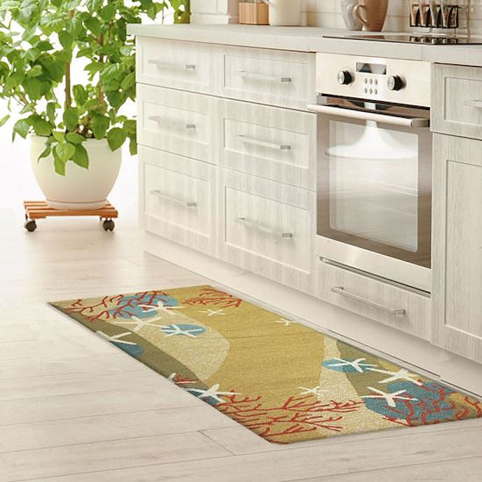 Sandy Seas Hand-Hooked Indoor/Outdoor Rugs - Nautical Luxuries