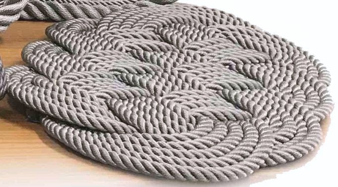 Italian Yachtsman's Braided Rope Area Rug - Nautical Luxuries