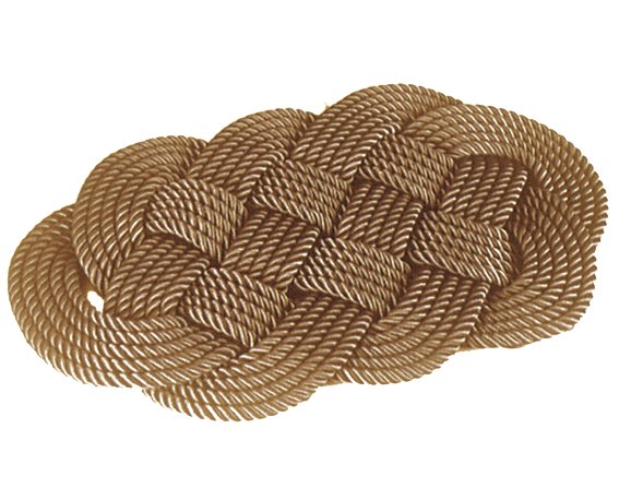 Italian Yachtsman's Braided Rope Area Rug - Nautical Luxuries