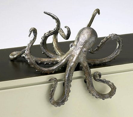 Denizen Of The Deep Shelf Edge Sculpture - Nautical Luxuries